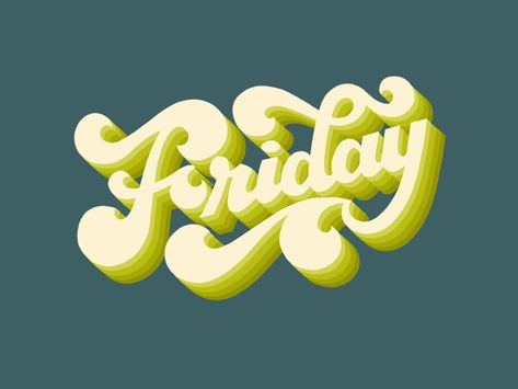 Friday Feels slash drop shadow digital art procreate ipad pro illustration lettering Shadow Digital Art, Funky Lettering, Ipad Lettering Procreate, Procreate Ipad Pro, Digital Art Procreate, Illustration Lettering, Christmas Graphic Design, Retro Text, Graphic Design Cards