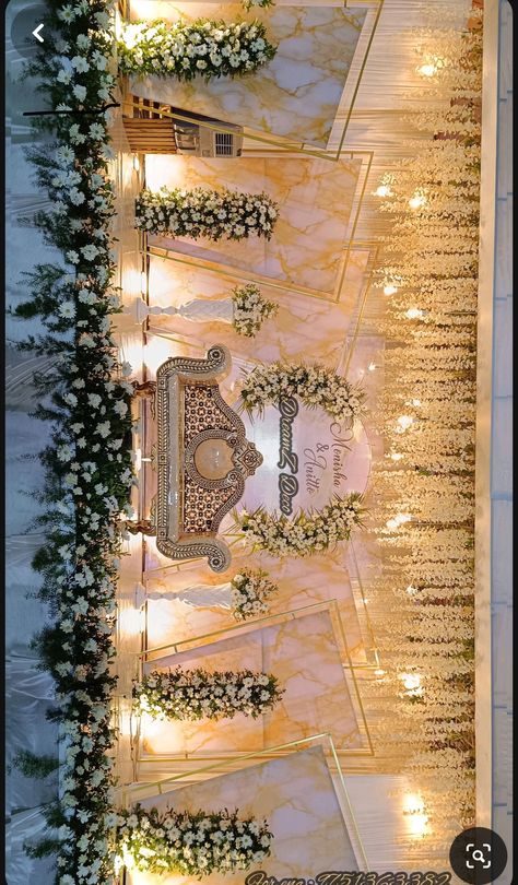 Indian Stage Decoration Backdrops, Hall Wedding Decorations Receptions, Engagement Decor Indian Stage Decorations, Wedding Stages Indian Decoration, Stage Reception Decor, Weeding Stages Indian, Banquet Hall Stage Decorations, Stage Decoration Ideas For Engagement, Wedding Stages Indian