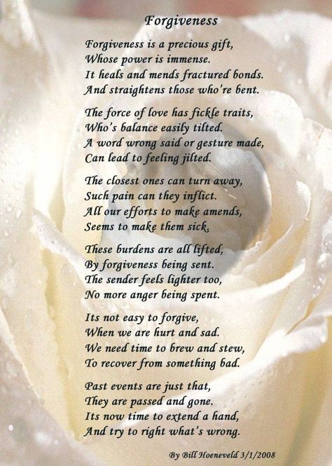 poetry on forgiveness | Forgiveness - The Agony of Love - Love Hurts Poems Poem On Forgiveness, Poem About Forgiveness, Forgiveness Poems, Poems By Famous Poets, Spiritual Poems, Inspirational Love Quotes, Sorry Quotes, Christian Poems, Meaningful Poems