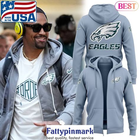 2024 Philadelphia Eagles Zip Hoodie Gift For Fan Check more at https://fattypinmark.com/product/2024-philadelphia-eagles-zip-hoodie/ Eagle Logo, Gifts For Sports Fans, Style Hoodie, Philadelphia Eagles, Ugly Sweater, Cool Things To Make, Eagles, Zip Hoodie, Hoodie Fashion