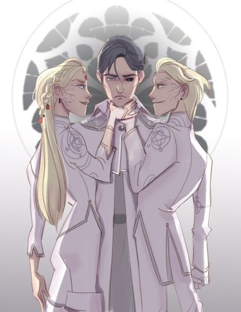 Holland and The Dane Twins by ECALA A Darker Shade Of Magic Dane Twins, A Darker Shade Of Magic Holland, Kell A Darker Shade Of Magic, A Darker Shade Of Magic Fanart, A Gathering Of Shadows, Shades Of Magic, Darker Shade Of Magic, More Fanart, A Darker Shade Of Magic