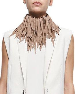 V2C2M Brunello Cucinelli Feathered Silk Fringe Necklace, Biscotti Chic Library, Moto Pants, Fringe Necklace, Chantilly Lace, Fabulous Jewelry, White Tank, The Chic, Brunello Cucinelli, Rocks And Crystals