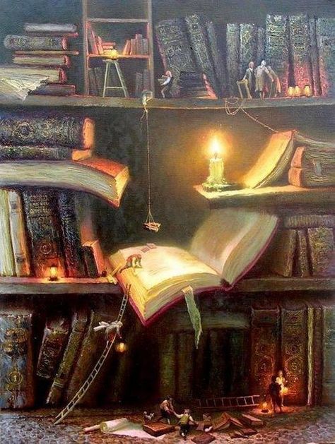 Books coming alive... Magic Portal, Marjolein Bastin, World Of Books, 판타지 아트, Alam Yang Indah, Book Nooks, Old Books, I Love Books, Infp