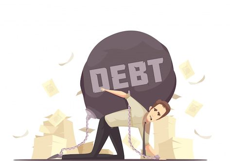 Free vector business failure debt cartoo... | Free Vector #Freepik #freevector #burden #business-failure #failure #trouble Business Failure, Credit Debt, Debt Settlement, Good Credit Score, Debt Collection, Debt Relief, Debt Management, Managing Finances, New Gods