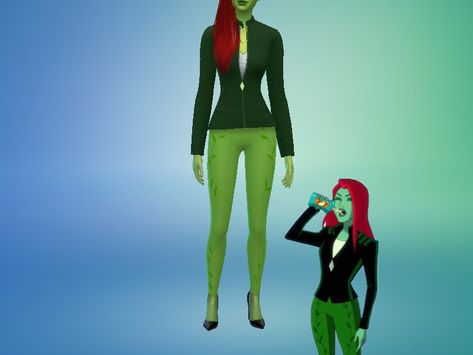 Sims 4 Poison Ivy, Poison Ivy Sims 4 Cc, Harley Quinn Show, Poison Ivy Tattoo, Ivy Tattoo, Gotham Girls, Sims Community, Sims 4 Cc Finds, Cc Finds