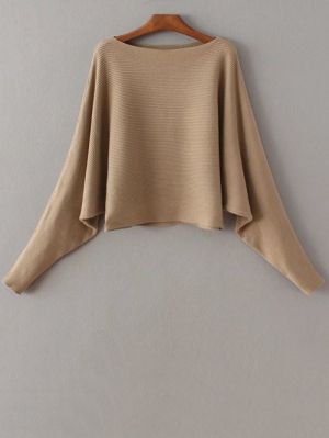 Batwing Sweater, Korean Fashion Outfits, Dolman Sleeve Sweater, Fashion 2016, Silhouette Ideas, Long Sleeve Pullover Sweater, Korean Fashion Trends, Boatneck Sweater, Pullover Shirt