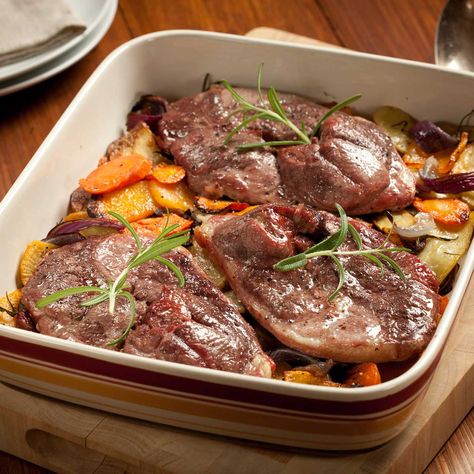 Lancashire Lamb Tray Bake | We have a number of recipes to suit all. Find out how to get the most out of your Simon Howie produce. Lamb Chop Casserole, Easy Lamb Chop Recipes, Easy Lamb Chops, Grilled Lamb Chop Recipes, Grilled Lamb Chops, Lamb Chop Recipes, Tray Bake, Mint Sauce, Grilled Lamb