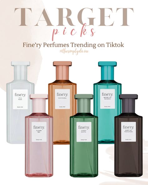 Best Perfumes At Target, Target Perfume Finery, Best Target Perfume, Target Fragrance, Target Perfume, Finery Perfume, Target Must Haves, Fresh Perfume, Smell Goods