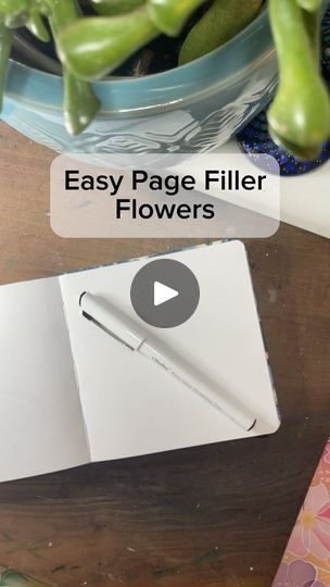 2.7K reactions · 234 shares | Easy Page Filler: Flowers Take a moment to purse and breathe  #zentangle #tangleart #untangling #easypagefiller #easyart #easyarttutorial #flowers #breathe | Untangling Addie | untangling.addie · Original audio Page Fillers Doodle, Page Fillers, Zendoodle Art, Tangled Painting, Doodle Page, Doodle Art For Beginners, Zentangle Flowers, Filler Flowers, Zentangle Artwork