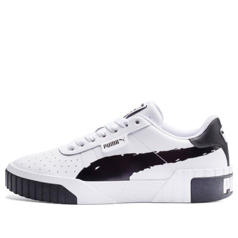 Womens Puma Cali Brushed 'Black White' Black/White WMNS Sneakers/Shoes West Coast Vibes, Womens Puma, Puma Cali, Limited Edition Sneakers, Black And White Sneakers, Sports Sneakers, Stylish Sneakers, Sport Sneakers, Sneakers Shoes