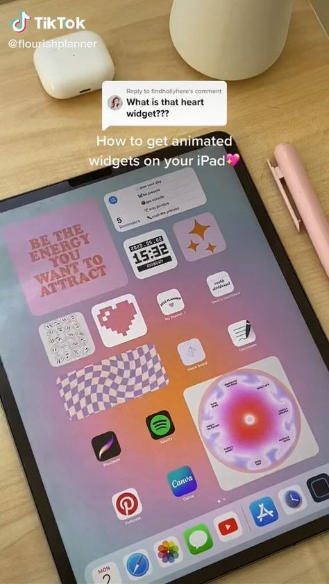 Animated Widgets, Widgets For Ipad, Cute Widgets, Προϊόντα Apple, Studie Hacks, Ipad Video, Ipad Lockscreen, Ipad Organizer, Tapeta Z Hello Kitty