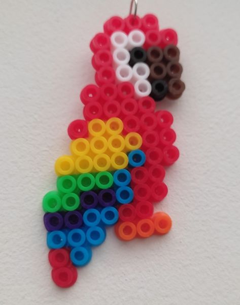 Easy Perler Bead Patterns, Easy Perler Beads Ideas, Diy Perler Bead Crafts, Diy Perler Beads, Melting Beads, Iron Beads, Perler Bead Art, Pink Unicorn, Perler Bead Patterns