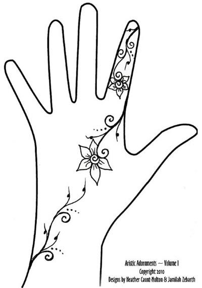 flower finger and hand design Hanna Tattoo, Henna Pictures, Henna Hand Designs, Cute Henna Tattoos, Henna Style Tattoos, Henna Tutorial, Henna Drawings, Henna Inspired Tattoos, Cute Henna