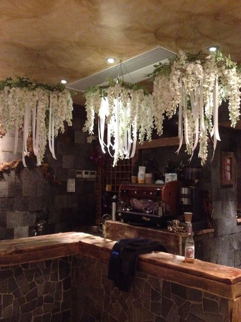 Wisteria chandeliers Wisteria Chandelier Diy, Diy Chandelier, Wisteria, Home Renovation, Ceiling Lights, Lighting, Floral, Home Decor