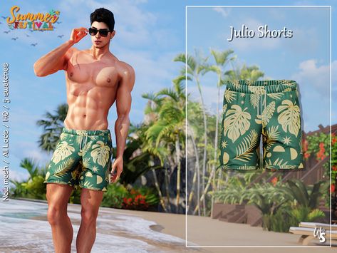 The Sims Resource - Sims 4 - Clothes - WisteriaSims - For Men - Julio Shorts for men Sims 4 Cc Maxis Match Swimsuit Male, Male Swimsuit Sims 4 Cc, Sims 4 Man Body Preset, Sims 4 Cc Swimsuit Men, Sims 4 Male Swimwear Cc, Sims 4 Cc Male Swimwear, Sims 4 Cc Swimwear Male, Sims 4 Male Swimwear, Sims 4 Cc Male Shorts