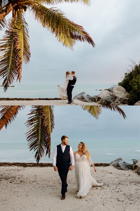 Experience the beauty of T&W's November ceremony at Fort Zachary Taylor State Park in Key West, Florida. Check out the highlights from their gallery for inspiration.  Ready to elope? Discover our Florida elopement packages, offering photography and videography services, and everything you need for your dream ceremony. State Park Elopement, Zachary Taylor, Elopement Packages, Park Elopement, Key West Florida, Elopement Locations, Elopement Inspiration, Sunset Views, Crystal Clear Water