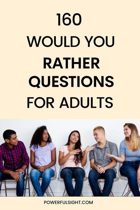 160 Would You Rather Questions For Adults Would You Rather Game, Rather Questions, Elderly Activities, Would You Rather Questions, Healthy Relationship Tips, Relationship Questions, Would You Rather, Love Languages, Yearbook