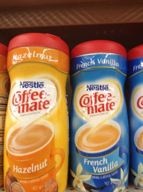 Coffee mate flavored creamers,... Making your coffee even more delicious with each sip:) Coffee Mate, Coffee Coffee Coffee, Coffee Coffee, Hazelnut, For Everyone, Vanilla, Make It Yourself, Coffee, Quick Saves