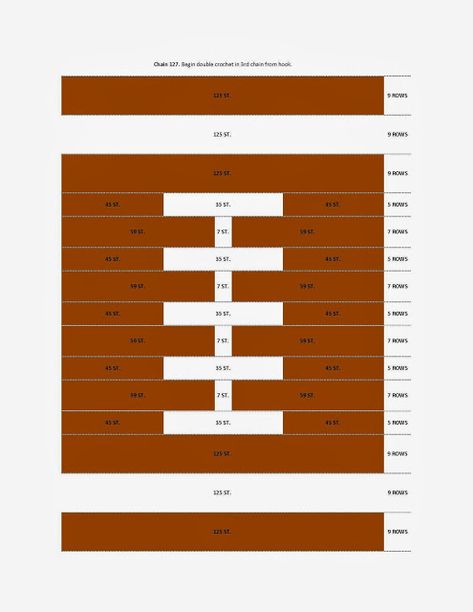 Whitniffic Whatnots: Football Blanket Crochet Chart Mj Crochet, Crochet Football Blanket, Crochet Football Pattern, Beginner Crochet Blanket, Football Quilt, Crochet Football, Baby Lovies, Football Blanket, Crocheted Blankets