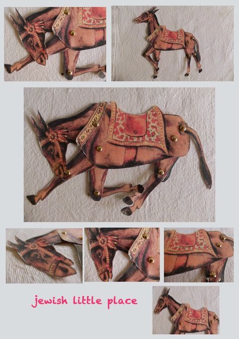 lekhayim: Paper donkey puppet - Asino di carta Donkey Puppet Craft, Donkey Puppet, Puppet Craft, Puppet Crafts, Paper Dolls Printable, The Donkey, Printable Paper, Paper Dolls, Puppets