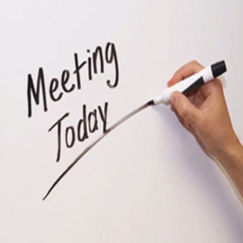 Meeting today Meeting Reminder Images, Hostel Poster, School Status, Weekly Meeting, Office Table Design, Weekday Quotes, Board Meeting, Media Literacy, Hey Love