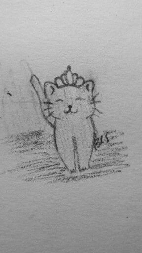 Kitty with tiara for krista love How To Draw A Tiara, Tiara Sketch, Tiara Drawing, Sketchbooks Ideas, Doodles Drawings, Princess Tiara, Cute Doodles Drawings, Sketchbook Art, Art Styles