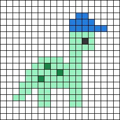 Alpha Patterns Dinosaur, Dino Cross Stitch Pattern, Dino Alpha Pattern, Alpha Patterns Simple, Dino Perler Beads, Alpha Pattern Simple, Crochet Pixel Pattern Small Easy, Bead Creatures, Pixel Pattern Design