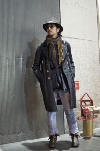 TAKAHIRO MIYASHITA - NUMBER (N)INE, THE SOLOIST Apocalyptic Costume, Takahiro Miyashita, Post Apocalyptic Costume, The Soloist, Wearing Style, Zoo Wee Mama, Be Cool, Mode Inspo, Men's Wear