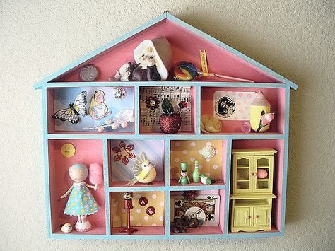 Shadow Box Ideas, Glitter House, Glitter Houses, Shadow Box Art, Beautiful Home Designs, Eclectic Bedroom, Room Box, Box Ideas, Shadow Boxes