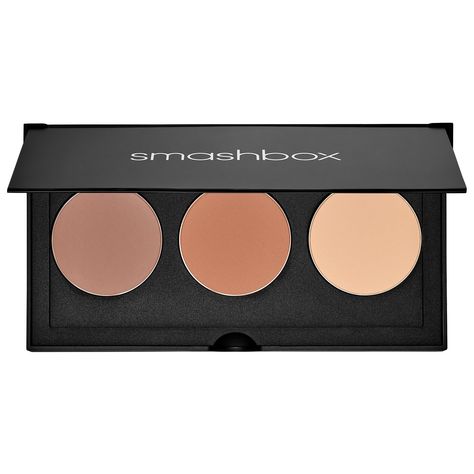 Step-By-Step Contour Kit - Smashbox | Sephora Contour Pallet, Pallet Color, Step By Step Contouring, Makeup Products Sephora, Smashbox Photo Finish Primer, Makeup Pallets, Smashbox Makeup, How To Apply Blush, Natural Contour