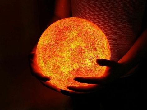 Orange Lamp, Orange Photo, Sun Lamp, Orange Lamps, Sun Aesthetic, Orange Icons:), Aesthetic Orange, Astronomy Gift, Color Personality