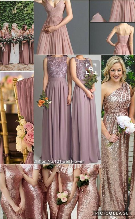 Middle color: wisteria/ mauve purple Top right&top : dusty rose/mauve rose Bttm left&bttm: rosegold Weddings Idea, Mauve Wedding, Magical Things, Summer Wedding Colors, Mauve Purple, Saving Your Marriage, Marriage Problems, Old Rose, Purple Top