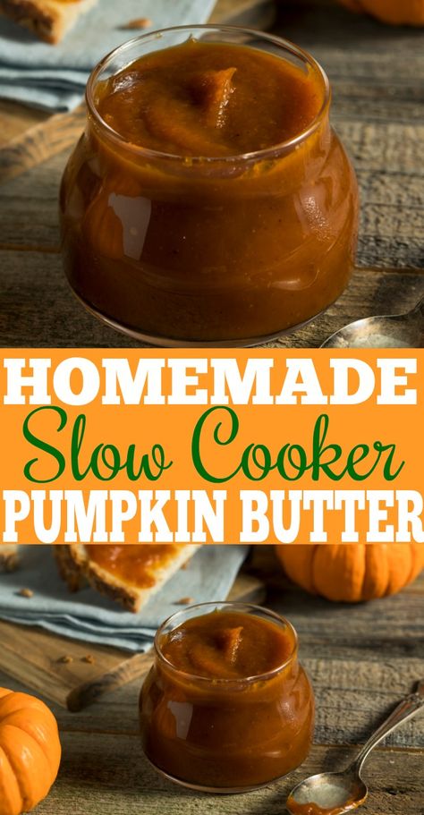 Pumpkin Butter Recipe | Slow Cooker Butter Recipe