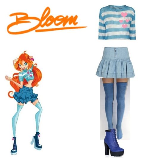 Wind Club Outfits, Bloom Inspired Outfits Winx Club, Winx Club Outfits Flora, Flora Inspired Outfits Winx Club, Bloom Dress Winx Club, Winx Club Fashion Illustration, Adventure Time Clothes, Winx Cosplay, Egirl Fashion