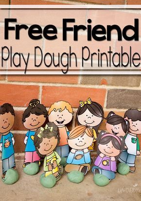 This free Friend Play Dough Printable is so great for teaching kids how to make friends and how to be a good friend! Kindergarten Friendship, Friendship Preschool, Friendship Activities Preschool, Playdoh Ideas, Preschool Friendship, Friendship Printables, Friendship Theme, Friendship Activities, Free Friends