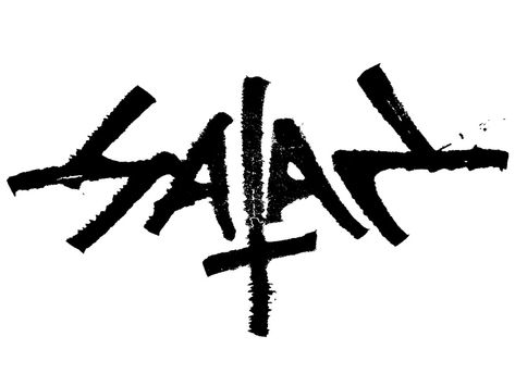 Satan by Kirill Plotnikov on Dribbble Satanic Tattoo Symbols, Satanic Design, Satanic Symbol, Satanic Cross, Satanic Tattoos, Gothic Fonts, Creepy Art, Symbolic Tattoos, Graffiti Lettering