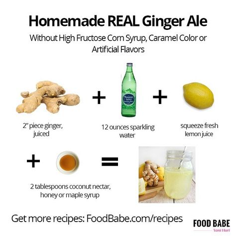 2,282 Likes, 78 Comments - Vani Hari | Food Babe (@thefoodbabe) on Instagram: “Is there ginger in your Ginger Ale? Just look at the ingredients in these popular brands... .…” Pregnancy Juicing Recipes, Diy Ginger Ale, Switchel Recipe, Vani Hari, Ginger Ale Recipe, Ginger Beer Recipe, Homemade Ginger Ale, Ginger Shots, Beignet Recipe