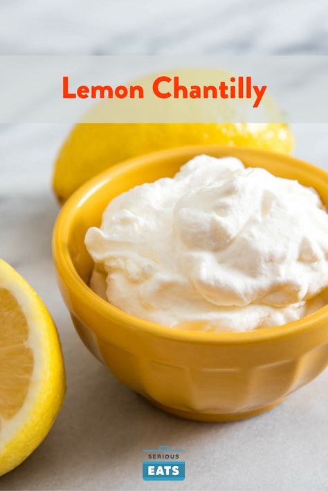 Airy, bright, and fresh. Lemon Chantilly Cream, Stella Parks, Crispy Waffles, Lemon Whipped Cream, Whipped Cream Recipe, Pastry Cream Recipe, Layered Cakes, Cream Dip, Recipes With Whipping Cream