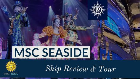 MSC Seaside Cruise Ship Tour and Review Msc Seaside, Msc Cruises, Cruise Tips, Public Spaces, Christmas 2024, Public Space, Cruise Ship, Entertainment, Christmas