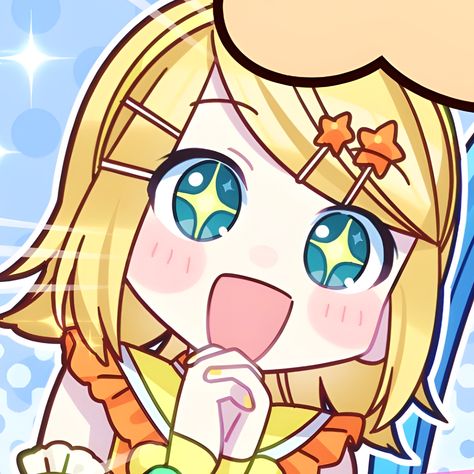 rinku pjsk 4koma matching icons Project Sekai, Vocaloid, Anime, Blue, Art