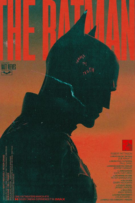 The Batman 2022 Poster, The Batman 2022, Spiderman Comic Art, Batman Wall, Batman 2022, Matt Reeves, Anniversary Art, Marvel Spiderman Art, Batman Movie