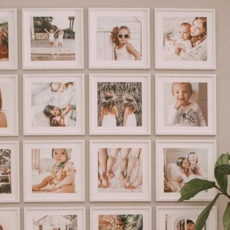 Shannon Myers on Instagram: "it may have taken over a year from moving in . . . over two from when crick was born. . . but I finally hung some photos 🤣 are you into the gallery wall look or do you prefer something else? #hotmesswrappedupinamombun . . . . . #mixtiles #mixtilesdailyinspiration #homedecor #acornerofmyhome #neutraldesign #ａｅｓｔｈｅｔｉｃ#currenthomeview #makehomeyours #homesohard #gallerwall #picturewall" Mixtiles Photo Wall, Instagram Wall, Living Room Photos, Neutral Design, Living Room Wall, Picture Wall, Wall Collage, New Moms, Family Portraits