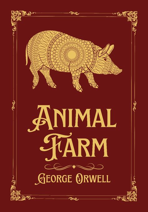 Animal farm, animal farm novel, farm animal george orwell, george orwell, george orwell animal farm, animal farm book cover, Animal Farm Book Cover, Animal Farm Book, Animal Farm George Orwell, Big Brother Is Watching, Farm Books, Classic Book, Animal Farm, George Orwell, Classic Books