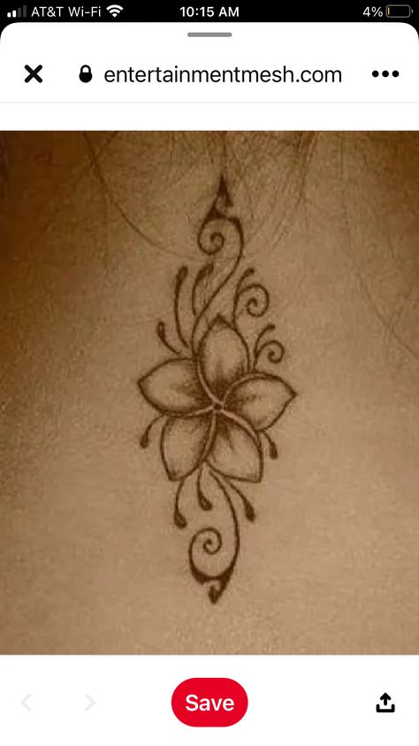 Hawaii Flower Tattoos, Plumeria Flower Tattoos, Frangipani Tattoo, Tropical Flower Tattoos, Plumeria Tattoo, Hibiscus Flower Tattoos, Artsy Tattoos, Hibiscus Tattoo, Palm Tattoos