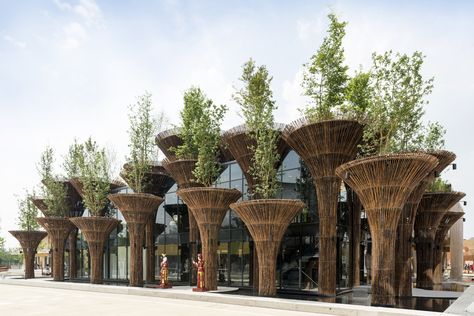 Gallery - Vietnam Pavilion - Milan Expo 2015 / Vo Trong Nghia Architects - 7 Vtn Architects, Vo Trong Nghia, Bamboo Building, Tree Plan, Bamboo Architecture, Rest Area, Bamboo Tree, Expo 2015, Green Architecture