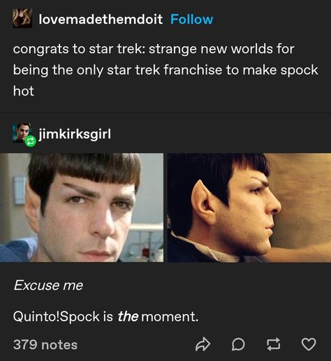 Spock Star Trek Zachary Quinto, Spock Zachary Quinto, Trek Aesthetic, Fandom Star Trek, Star Trek Reboot, Funniest Photos, Star Trek Spock, Star Trek Funny, Star Trek Series