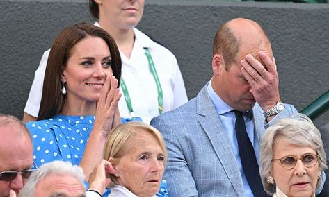 Prince William headed to Wimbledon with his wife, the Duchess of Cambridge, on Tuesday and... Prince William Wife, Royal Military Academy Sandhurst, British Royal Family News, Kate Middleton Prince William, Royal Family News, King's Lynn, William Kate, Prince William And Kate, Prince Harry And Meghan