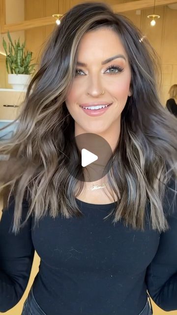 Chrissy Ellingson Rasmussen | How do you create the perfect mushroom brown? 🍄 How do you tell your stylist how to recreate this exact  look? This is why we created the... | Instagram Mushroom Brown With Blonde Balayage, Mushroom Brown With Blonde, Mushroom Brown Balayage, Brown To Blonde Balayage, Curled Updo, Mushroom Brown, Brown Balayage, Blonde Balayage, Get The Look