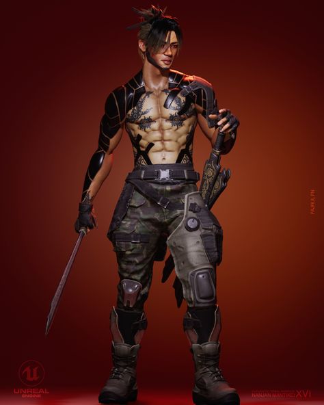 Yakuza Character Design Male, Cyberpunk Yakuza, Cyberpunk Oc Male, Sci Fi Martial Artist, Cyberpunk Nomad Character Art, Futuristic Samurai Concept, Cyberpunk Yakuza Character Art, Tyger Claws, Samurai Sci Fi Armor