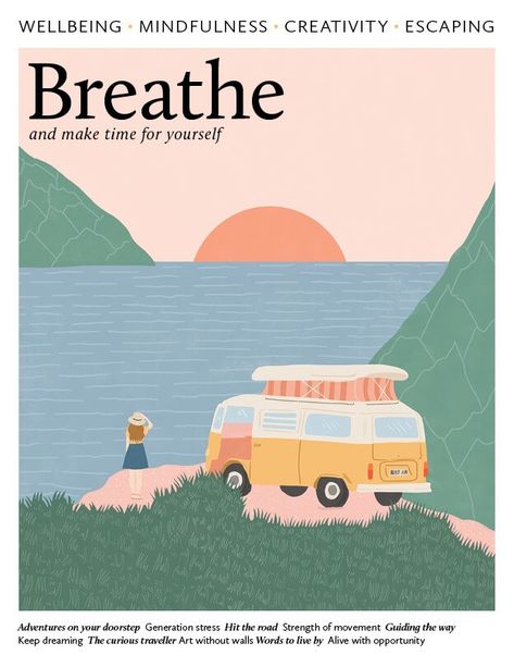 Breathe Magazine, Collage Mural, Pastel Poster, Posca Art, 강아지 그림, Plakat Design, Magazine Illustration, Picture Collage Wall, Cute Poster